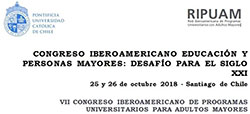 CONGRESO IBEROAMERICANO EDUCACIÓN Y PERSONAS MAYORES - CHILE OCTUBRE 2018